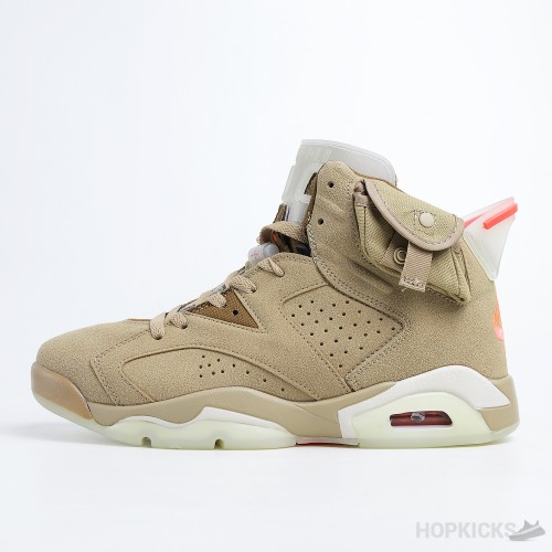 Travis Scott x Air Jordan 6 British Khaki (Premium Batch)